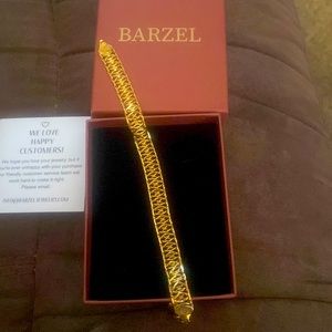 Gold bracelet, make Barzel, nice weight and strong